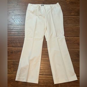 White Curvy-fit Trousers
